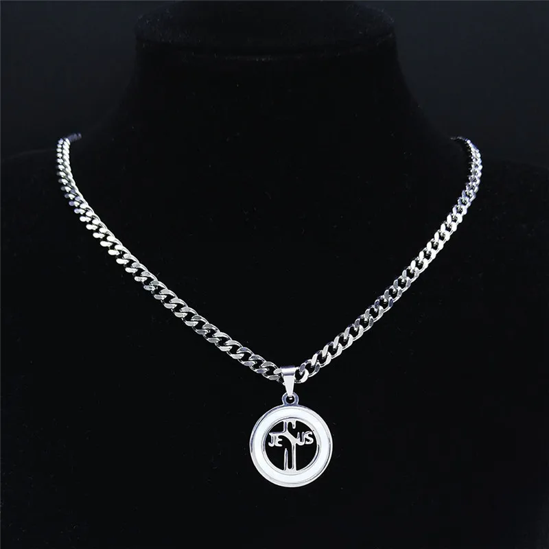 Stainless Steel Shell Jesus Cross Pendants Necklaces Women/Men Silver Color Small Catholic Necklaces Jewelry collier NXHYB212S05
Stainless Steel Shell Jesus Cross Pendants Necklaces Women/Men Silver Color Small Catholic Necklaces Jewelry collier NXHYB212S05