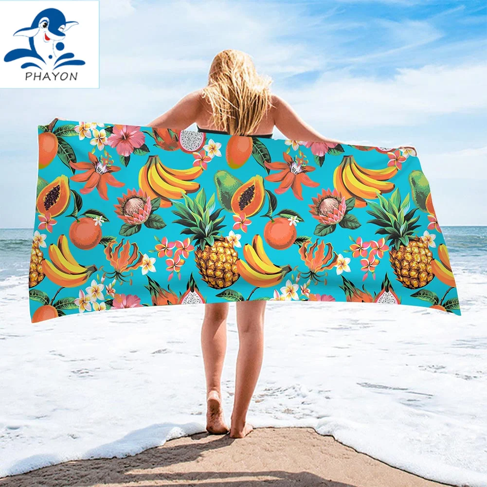 PHAYON Fruit Bath Towel Bathroom Microfiber Banana Pineapple Print Beach Towel Adult Shower Towel Large Sport Swimming Towel
PHAYON Fruit Bath Towel Bathroom Microfiber Banana Pineapple Print Beach Towel Adult Shower Towel Large Sport Swimming Towel
