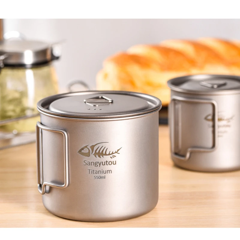 350/450/550/650/750mlPure Titanium Cup Portable Water Cup Travel Outdoor Camping Coffee Cup Can Boil Water Titanium Cup
350/450/550/650/750mlPure Titanium Cup Portable Water Cup Travel Outdoor Camping Coffee Cup Can Boil Water Titanium Cup