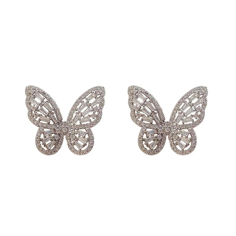 Super Fairy Super Shiny Three-Dimensional Butterfly Studs Women's Exquisite High-Grade Earrings French Style Online Influencer
Super Fairy Super Shiny Three-Dimensional Butterfly Studs Women's Exquisite High-Grade Earrings French Style Online Influencer