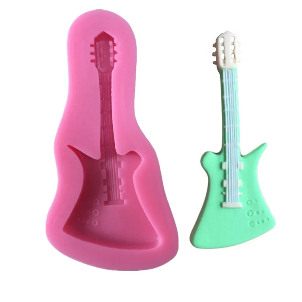 3D Silicone Mold Guitar Shape Chocolate Sugar Craft Wedding Cake Decorating Tools Kitchen Pastry Supplies DIY Fondant Mold
3D Silicone Mold Guitar Shape Chocolate Sugar Craft Wedding Cake Decorating Tools Kitchen Pastry Supplies DIY Fondant Mold