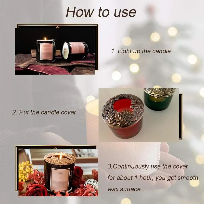 Jar Candle Topper - Metal Candle Toppers to Burn Evenly Home Decor Accessories Candles Shades Sleeves Cover Top Lid
Jar Candle Topper - Metal Candle Toppers to Burn Evenly Home Decor Accessories Candles Shades Sleeves Cover Top Lid