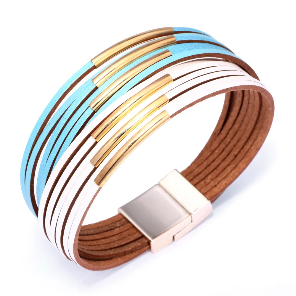 New Style Bracelet Amazon Popular Source Fashion Cowhide Leather Hand Ornament Schoolgirl Punk Headdress Valentine's Day Gift
New Style Bracelet Amazon Popular Source Fashion Cowhide Leather Hand Ornament Schoolgirl Punk Headdress Valentine's Day Gift