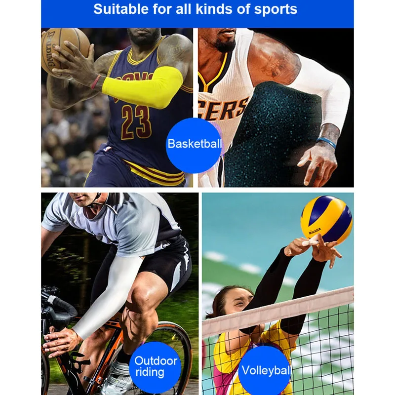 Sports Arm Protector Basketball Lengthened Arm Sleeves Breathable Warm Cycling Running Fishing Compression Arm Elbow Protection
Sports Arm Protector Basketball Lengthened Arm Sleeves Breathable Warm Cycling Running Fishing Compression Arm Elbow Protection