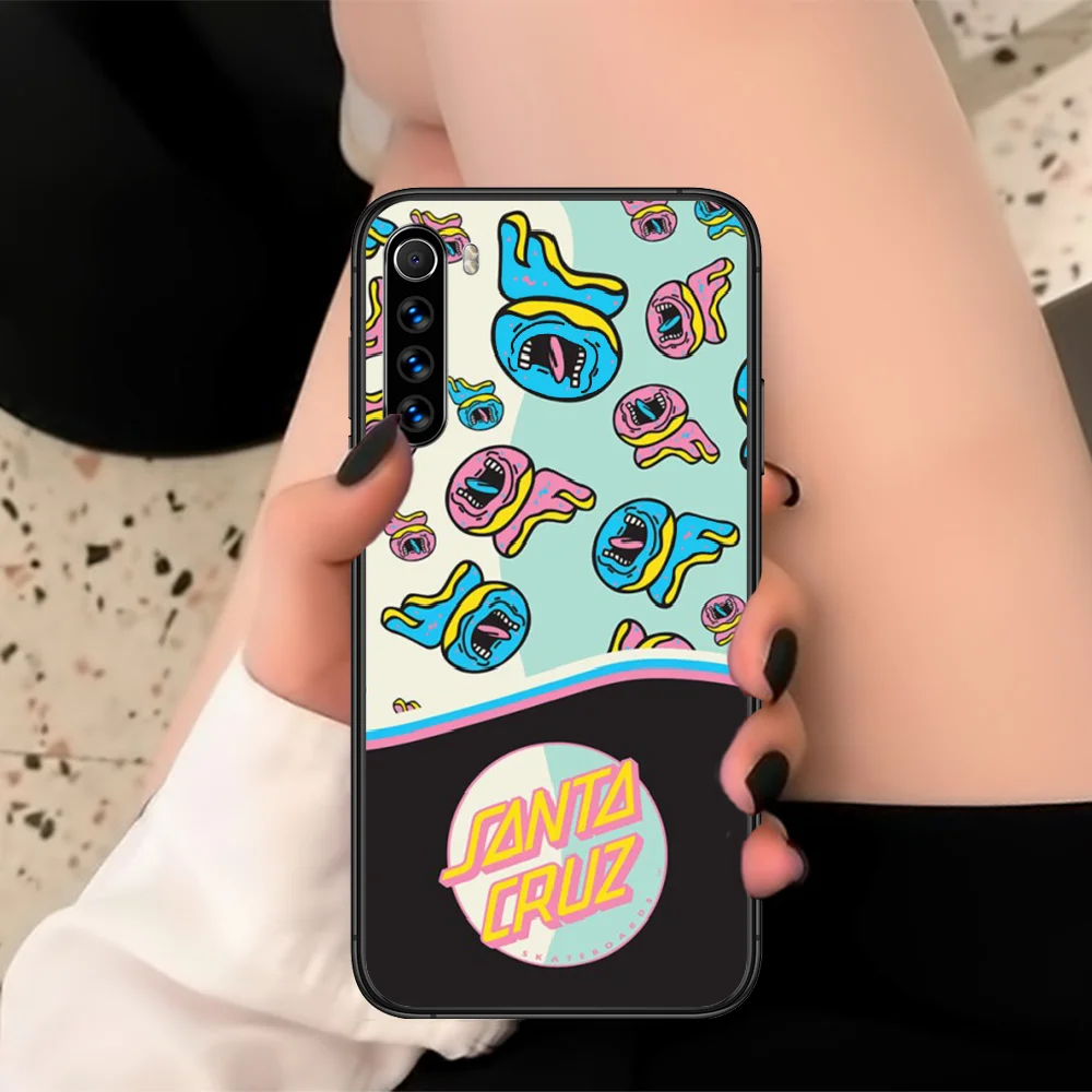 Santa Cruz Skateboard Brand Phone Case For XIAOMI Redmi Note 3 4 5 6 7 8 9 Pro T S X Max Black black Shell Silicone Funda Tpu
Santa Cruz Skateboard Brand Phone Case For XIAOMI Redmi Note 3 4 5 6 7 8 9 Pro T S X Max Black black Shell Silicone Funda Tpu