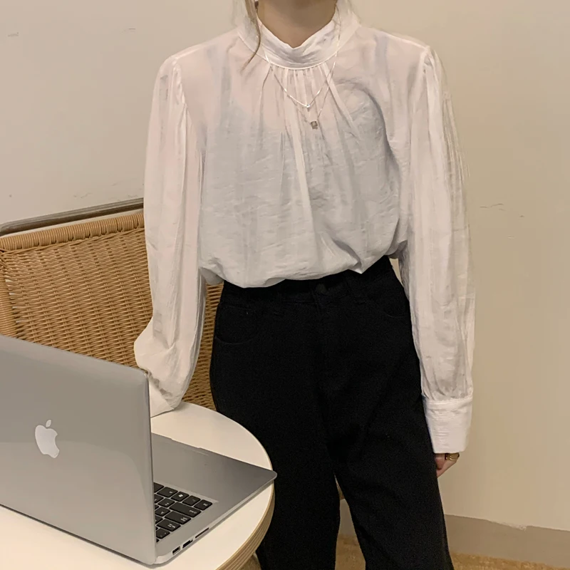 Alien Kitty 2021 New O-Neck Solid Color Women's Shirt Women Temperament Long Sleeve Blouse Korean Casual Loose Fashion Lady Tops
Alien Kitty 2021 New O-Neck Solid Color Women's Shirt Women Temperament Long Sleeve Blouse Korean Casual Loose Fashion Lady Tops