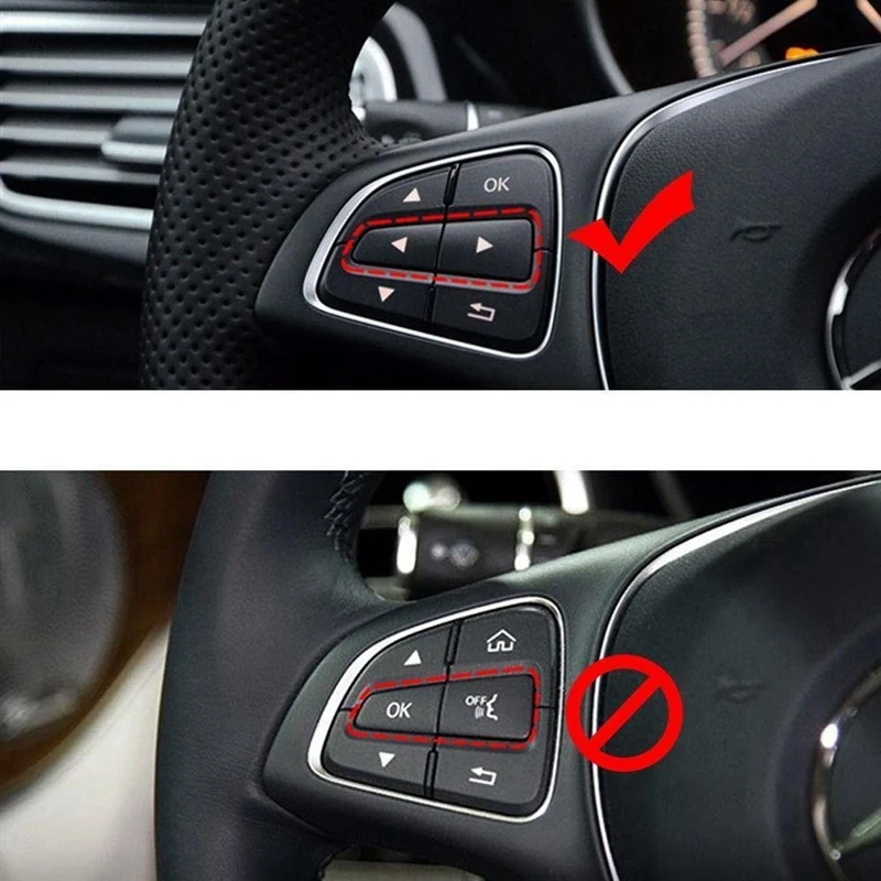 Car Steering Wheel Button Cover Trim Stickers for Mercedes Benz A B Class GLA GLE GLS CLA C177 2015-2019 Accessories
Car Steering Wheel Button Cover Trim Stickers for Mercedes Benz A B Class GLA GLE GLS CLA C177 2015-2019 Accessories