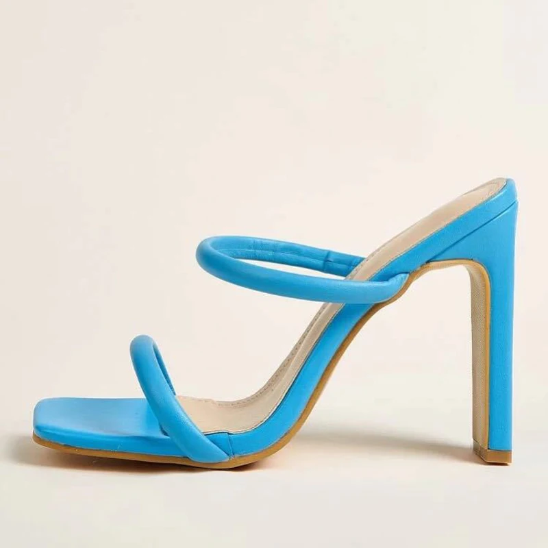 Women's summer footwear Sexy fashion square high heels stiletto slippers 2021 sandles Thick heel Open toe Party red l blue
Women's summer footwear Sexy fashion square high heels stiletto slippers 2021 sandles Thick heel Open toe Party red l blue