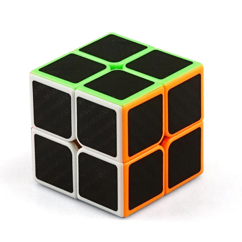 3x3x3 и 2*2 наклейка из углеродного волокна магический куб головоломка 3x3 скорости