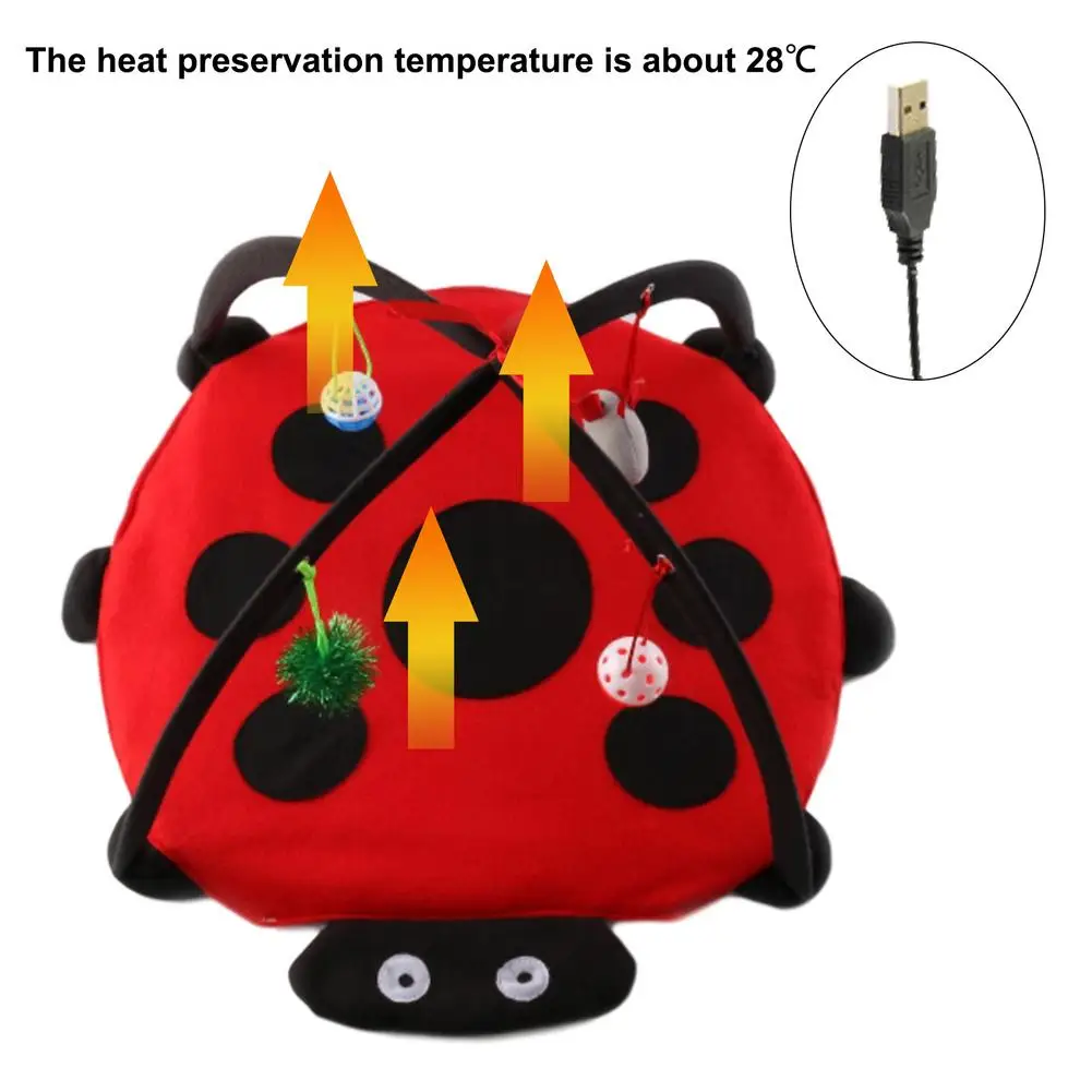 1pc Beetle Small Pet Cat Game Toy With USB Interface Waterproof Heating Pad Mobile Activity Pet Bed House With Ball
1pc Beetle Small Pet Cat Game Toy With USB Interface Waterproof Heating Pad Mobile Activity Pet Bed House With Ball