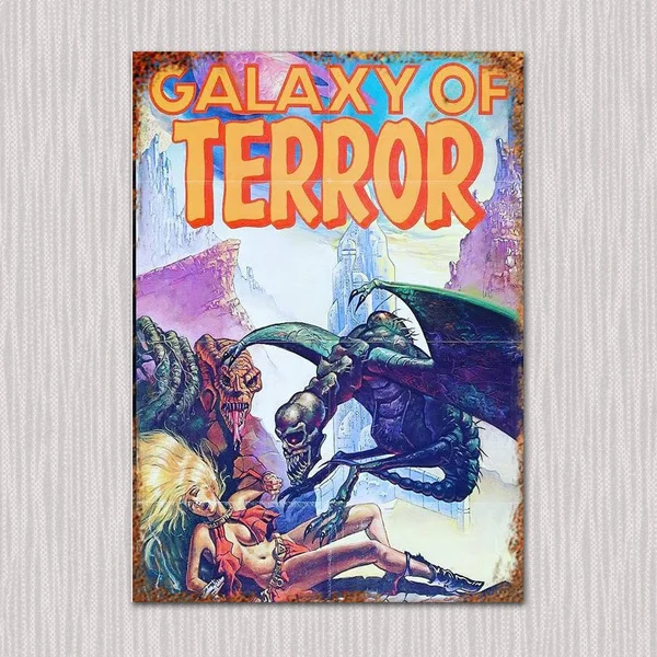 Винтажный Настенный декор с изображением галактики ужасов для дома, офиса, бара, паба, магазина, гаража, кофейни, отеля, мужской пещеры
Винтажный Настенный декор с изображением галактики ужасов для дома, офиса, бара, паба, магазина, гаража, кофейни, отеля, мужской пещеры