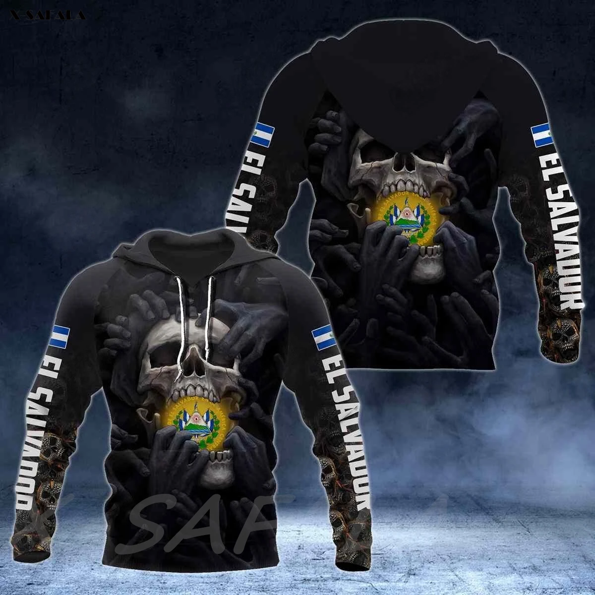 EL SALVADOR COAT OF ARMS SKULL Country 3D Printed Man Female Zipper HOODIE Pullover Sweatshirt Hooded Jersey Tracksuits
EL SALVADOR COAT OF ARMS SKULL Country 3D Printed Man Female Zipper HOODIE Pullover Sweatshirt Hooded Jersey Tracksuits
