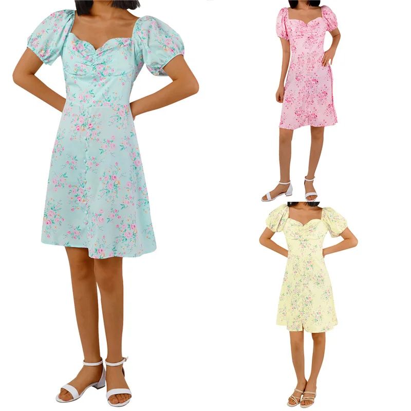 Женское летнее пикантное платье с низким вырезом, Женская яркая короткая юбка на молнии с цветочным принтом и открытой спиной
Женское летнее пикантное платье с низким вырезом, Женская яркая короткая юбка на молнии с цветочным принтом и открытой спиной