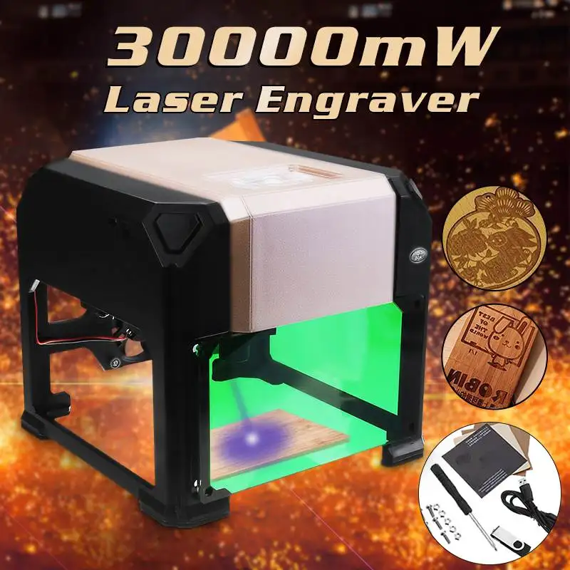 3000mW USB Laser Engraver Desktop DIY Logo Mark Printer Carver Laser Engraving Machine
3000mW USB Laser Engraver Desktop DIY Logo Mark Printer Carver Laser Engraving Machine