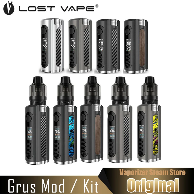 Оригинальный мод LostVape Grus 100 Вт 2 0 чип комплект GRUS | Электроника