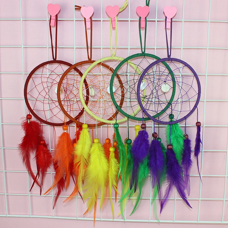 Creative Dreamcatcher Wind Chime Decorative Crafts Ornament Display Home Living Room Window Door Hanging Decor
Creative Dreamcatcher Wind Chime Decorative Crafts Ornament Display Home Living Room Window Door Hanging Decor