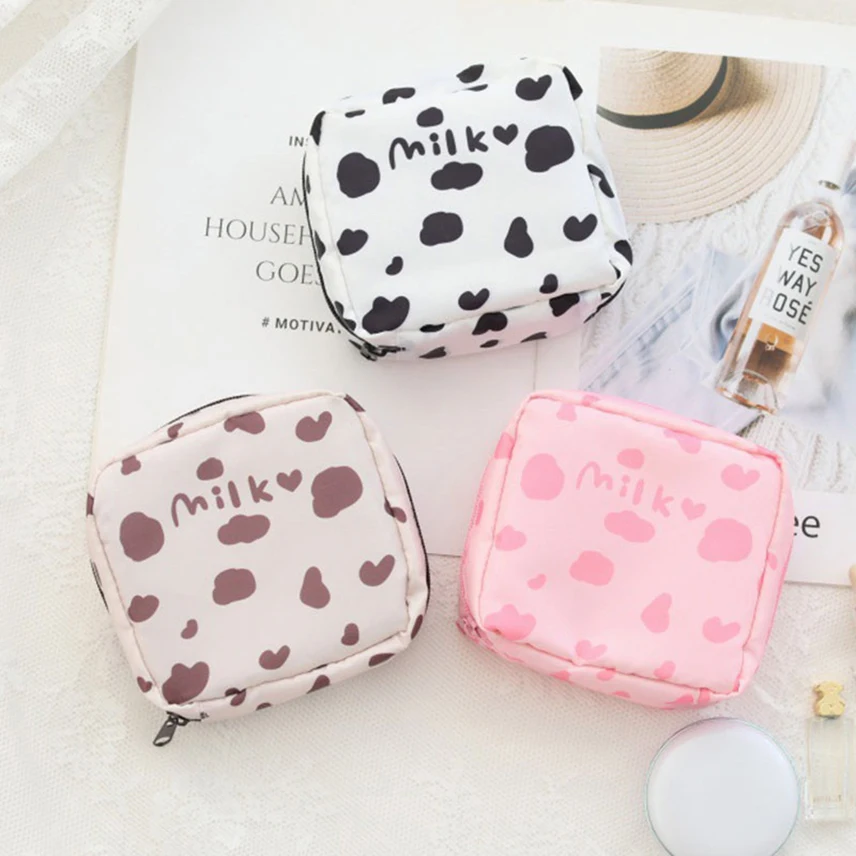 Cute Cow Sanitary Napkin Storage Bag Women Tampon Storage Bag Napkin Bag Travel Makeup Wallet Student Girl Tampon Holder
Cute Cow Sanitary Napkin Storage Bag Women Tampon Storage Bag Napkin Bag Travel Makeup Wallet Student Girl Tampon Holder