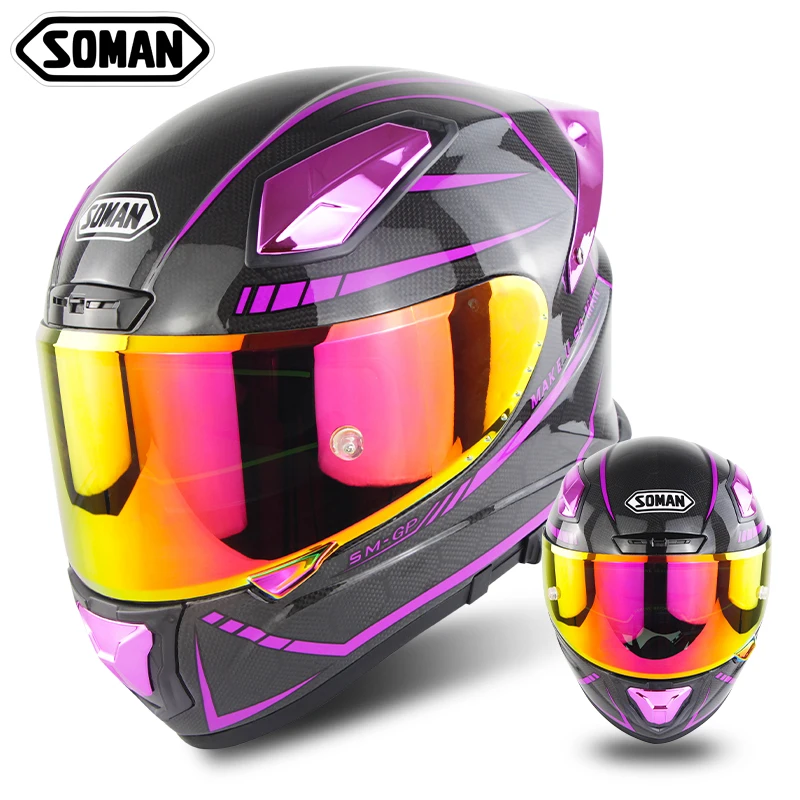 Moroecycle Helmet for Woman Cool Style Carbon Fiber Scooter Full Face Certified Motorcycle Helmets Downhill Riding Outside
Moroecycle Helmet for Woman Cool Style Carbon Fiber Scooter Full Face Certified Motorcycle Helmets Downhill Riding Outside