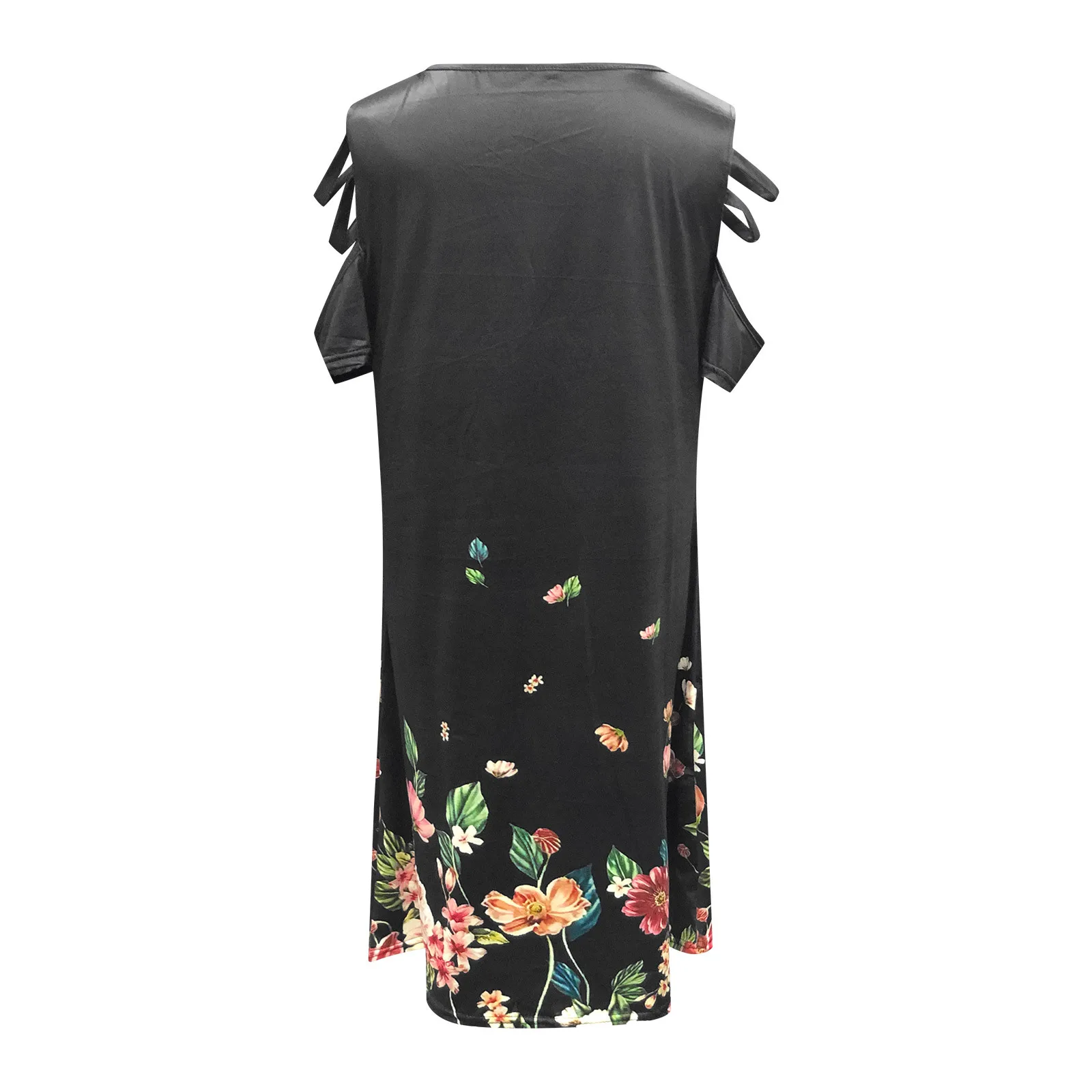40# Short Sleeve Zipper Dress Women Floral Print Hollow Out Dresses For Women 2021 V Neck Casual Summer Dress Vestido De Mujer
40# Short Sleeve Zipper Dress Women Floral Print Hollow Out Dresses For Women 2021 V Neck Casual Summer Dress Vestido De Mujer
