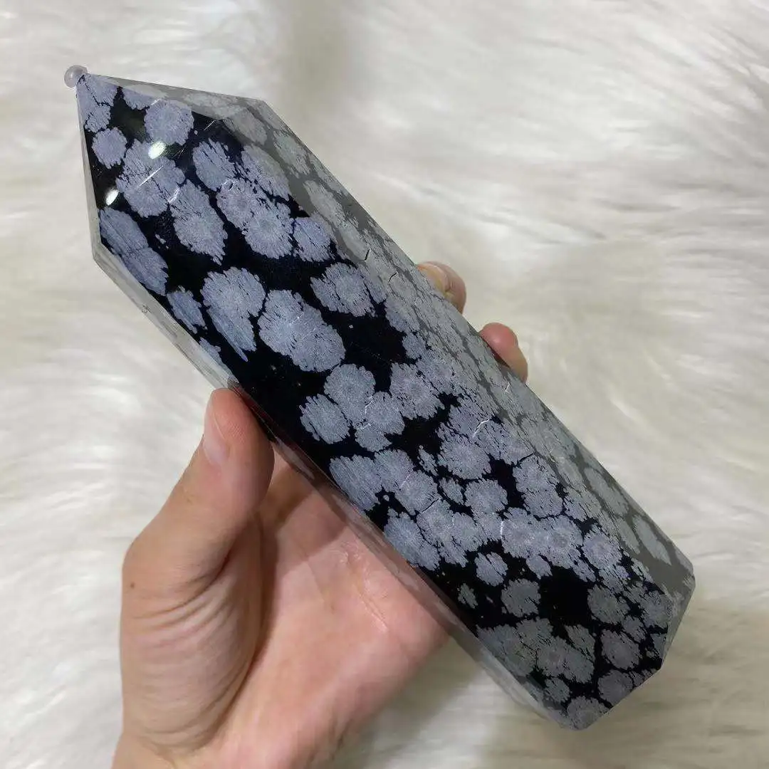 Natural snowflakes sparkling stone obelisk crystal quartz aura healing room decoration home furnishings gemstone aquarium displa
Natural snowflakes sparkling stone obelisk crystal quartz aura healing room decoration home furnishings gemstone aquarium displa