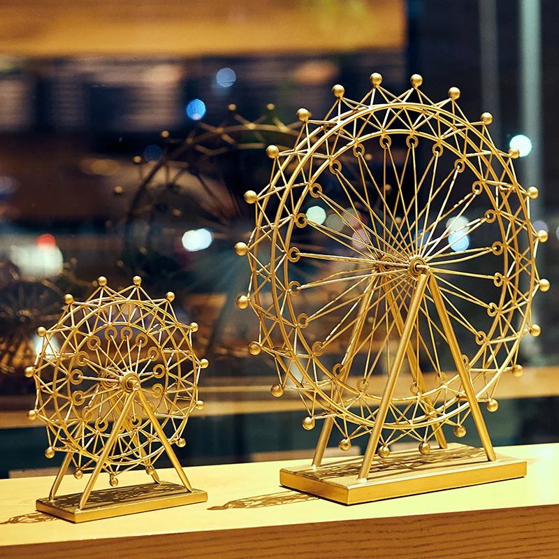 Rotating Luminous Ferris Wheel Decoration Light Luxury Living Room Furnishing Modern Minimalist Wine Cabinet Decorations
Rotating Luminous Ferris Wheel Decoration Light Luxury Living Room Furnishing Modern Minimalist Wine Cabinet Decorations