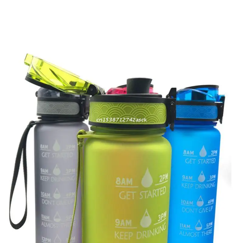 Large Capacity Sports Water Bottle with Time Marker Plastic Bouncing Cover Cup Dropship
Large Capacity Sports Water Bottle with Time Marker Plastic Bouncing Cover Cup Dropship