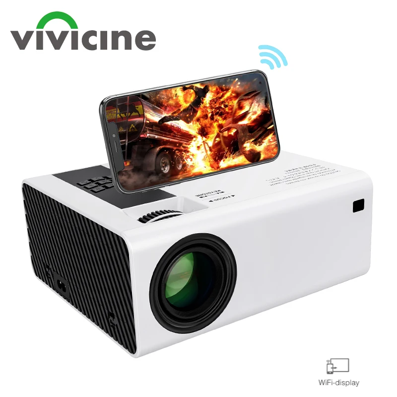 Фото 2021 портативный домашний видеопроектор Vivicine V6 поддержка 1080p синхронизация со