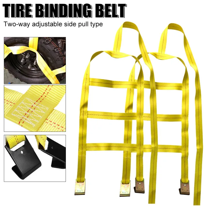 High Quality Car Tow Dolly Basket Strap with Flat Hook Car Wheel Strap Universal Fit 14 - 19" Tires 3333 Pound Safe Working Load
High Quality Car Tow Dolly Basket Strap with Flat Hook Car Wheel Strap Universal Fit 14 - 19" Tires 3333 Pound Safe Working Load