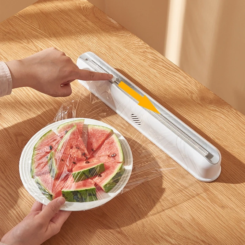 Home Kitchen Cutting Box With Cutter Home Reusable Plastic Packaging Made Of ABS Steel Pipe Cling Film Cutter
Home Kitchen Cutting Box With Cutter Home Reusable Plastic Packaging Made Of ABS Steel Pipe Cling Film Cutter