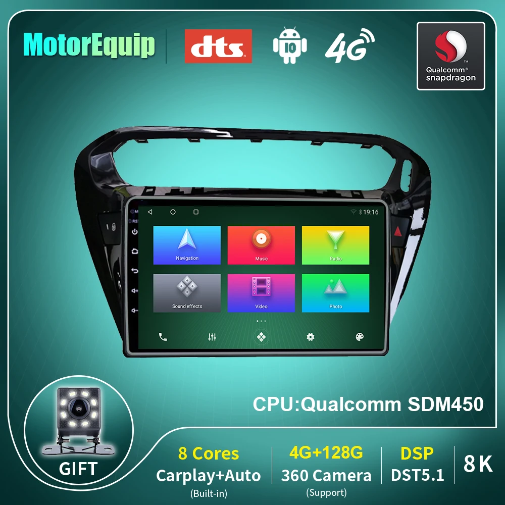 For Peugeot 301 for Citroen Elysee 2014-2018 Car Radio Autoradio Navigation GPS Multimedia Video Player DSP Android Auto Carplay
For Peugeot 301 for Citroen Elysee 2014-2018 Car Radio Autoradio Navigation GPS Multimedia Video Player DSP Android Auto Carplay
