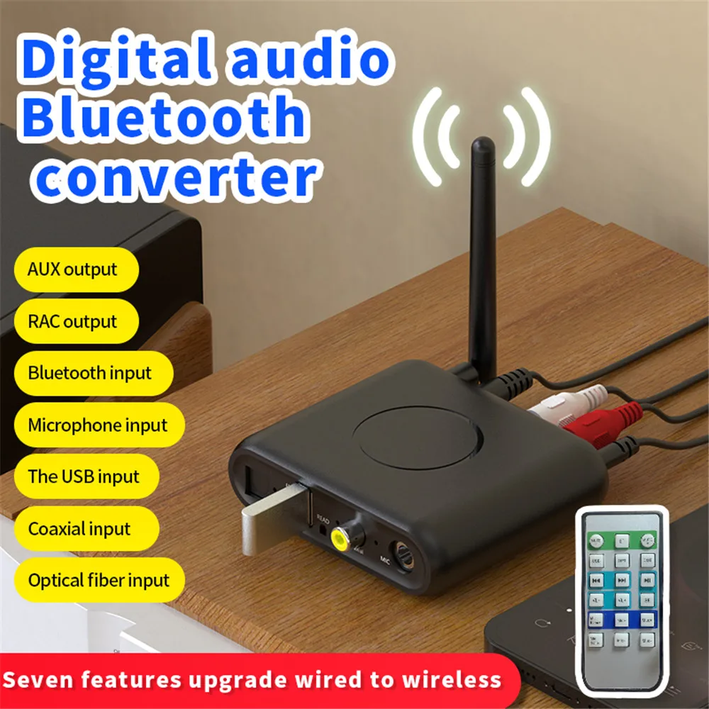 BT08 оптический коаксиальный цифровой аналоговый Многофункциональный Bluetooth приемник микрофон Пульт дистанционного управления декодер адап... 
BT08 оптический коаксиальный цифровой аналоговый Многофункциональный Bluetooth приемник микрофон Пульт дистанционного управления декодер адап...