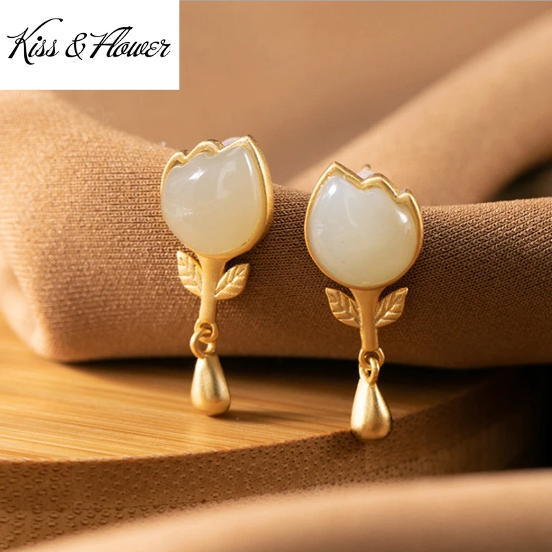 KISS&FLOWER ER329 Fine Jewelry Wholesale Fashion Woman Girl Bride Mother Birthday Wedding Gift Flower 24KT Gold Stud Earrings
KISS&FLOWER ER329 Fine Jewelry Wholesale Fashion Woman Girl Bride Mother Birthday Wedding Gift Flower 24KT Gold Stud Earrings