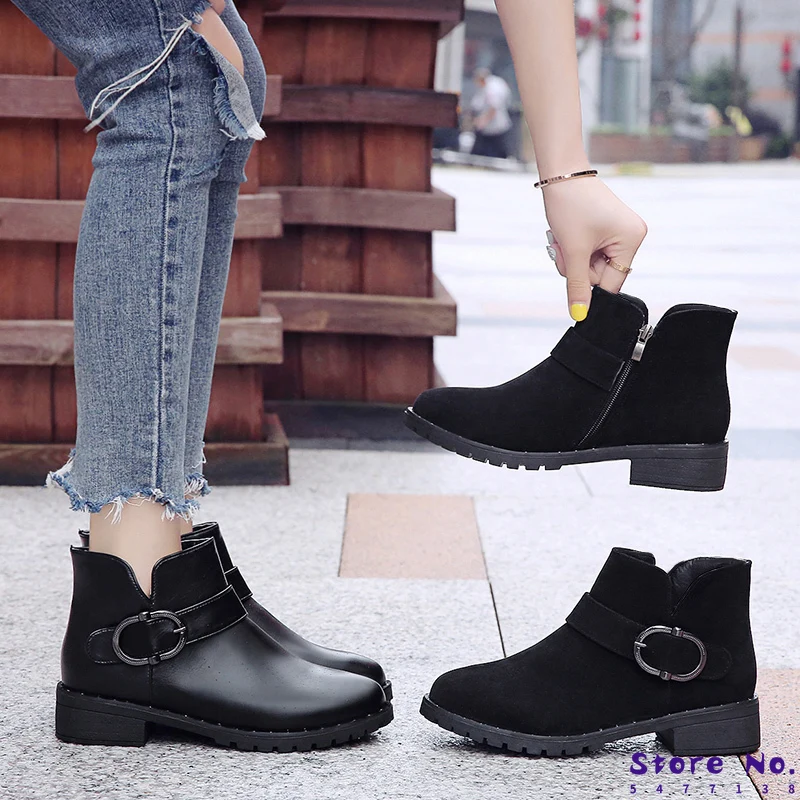 Women's Rubber Boots Chelsea Round Toe Rock Shoes Woman Leather Booties Luxury Designer Zipper Rain Martins Med 2019 Ankle
Women's Rubber Boots Chelsea Round Toe Rock Shoes Woman Leather Booties Luxury Designer Zipper Rain Martins Med 2019 Ankle