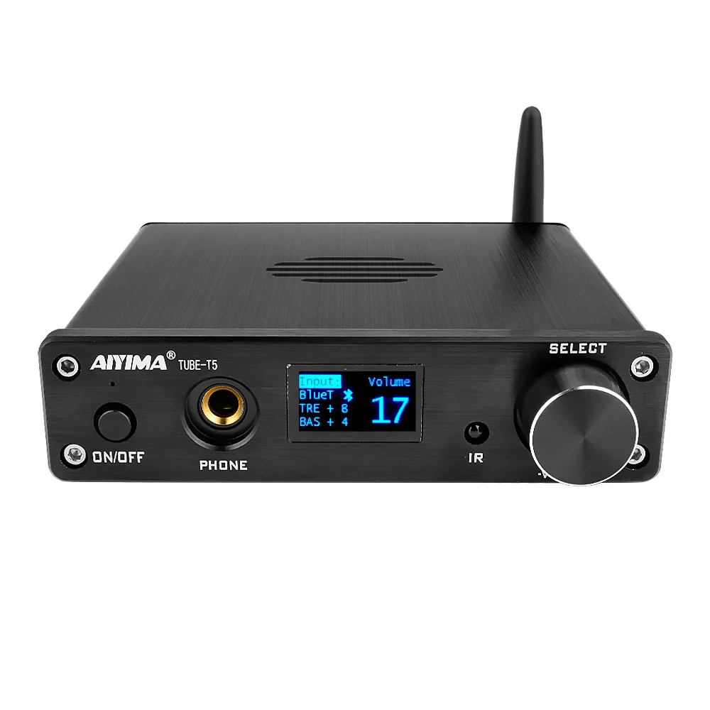 AIYIMA T5 Headphone Preamp MC33078 BT Preamplifier HIFI Audio Home OLED Remote Control Sound Vacuum Tube Amplifier Kits 
AIYIMA T5 Headphone Preamp MC33078 BT Preamplifier HIFI Audio Home OLED Remote Control Sound Vacuum Tube Amplifier Kits