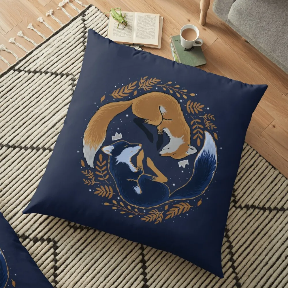 Night foxes YIN YANG printed Geometric Sofa Decorative Cushion Cover Pillow 45*45 Pillowcase Throw Pillow Home Decor Pillowcover
Night foxes YIN YANG printed Geometric Sofa Decorative Cushion Cover Pillow 45*45 Pillowcase Throw Pillow Home Decor Pillowcover