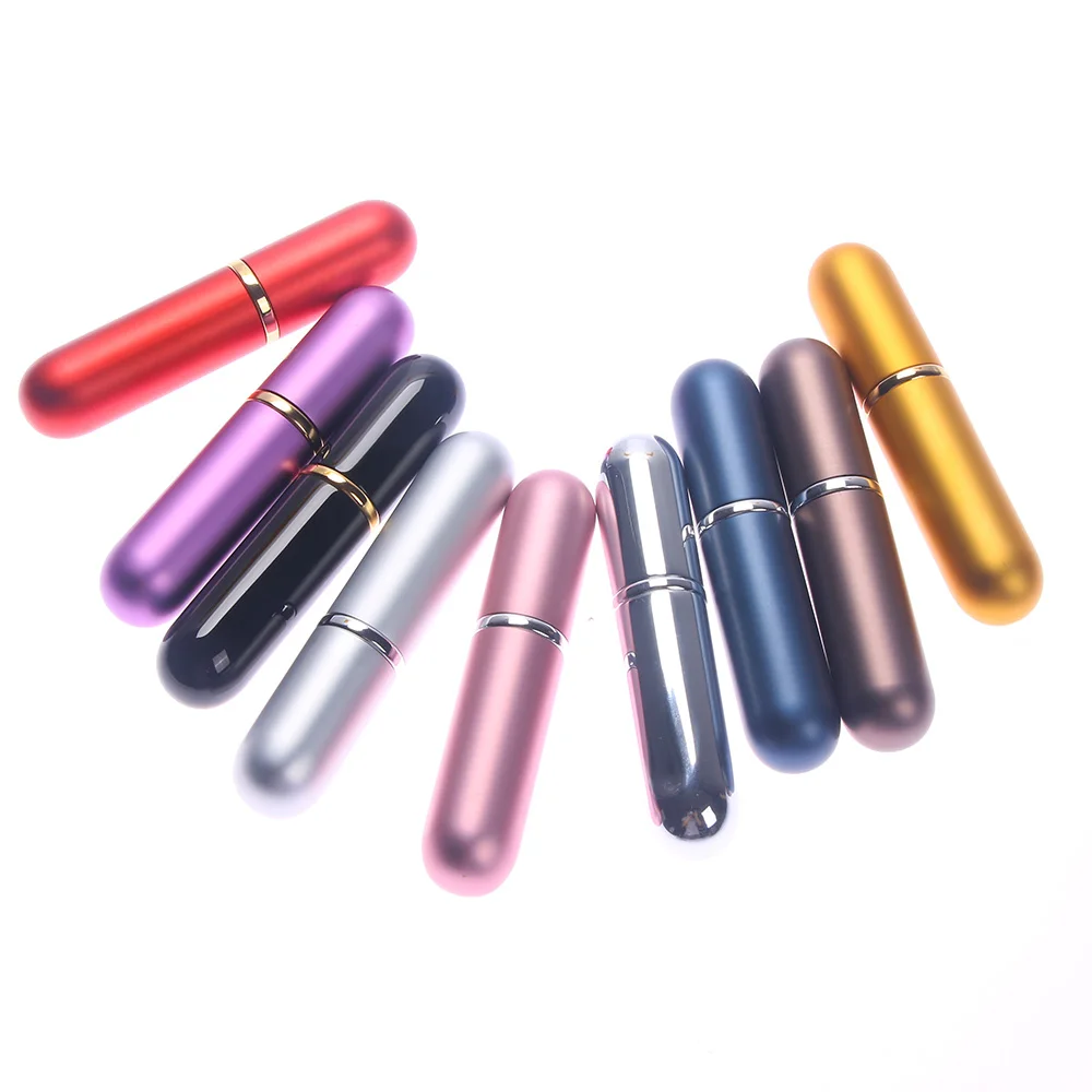 1pc 5ml Mini Perfume Glass Refillable Bottle 7 Colors Aluminum Spray Atomizer Empty Perfume Sprayer Portable Travel Accessories
1pc 5ml Mini Perfume Glass Refillable Bottle 7 Colors Aluminum Spray Atomizer Empty Perfume Sprayer Portable Travel Accessories