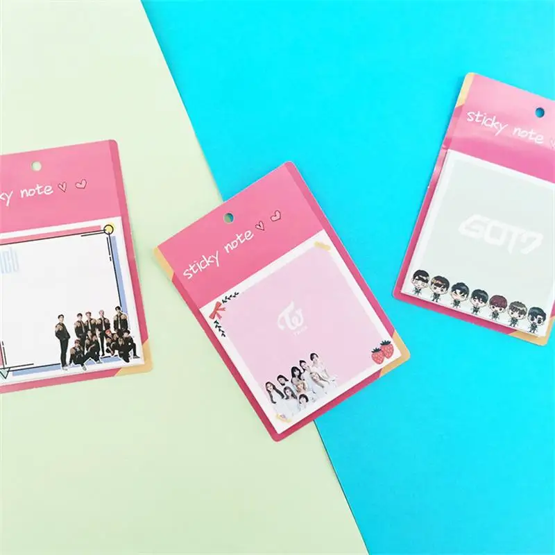 Kpop NCT дважды GOT7 N Times липкий блокнот для заметок планировщик наклейки страница