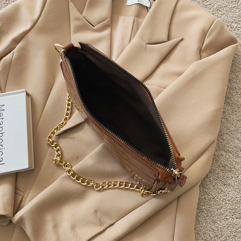 Small Leather Clutch Shoulder Women Bag Classic Stone Pattern Crossbody Female Bags Beading Gold Chain Ladies Purses and Handbag
Small Leather Clutch Shoulder Women Bag Classic Stone Pattern Crossbody Female Bags Beading Gold Chain Ladies Purses and Handbag