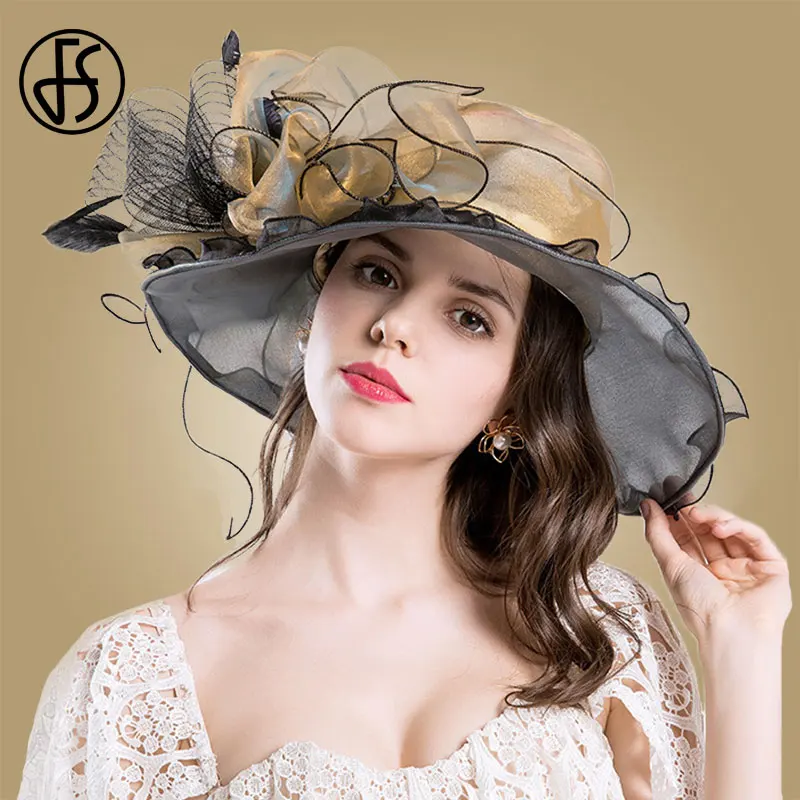 FS Women Fedoras Big Flowers Wide Brim Hats Elegant Wedding Church Hat For Party Ladies Kentucky Derby Fedora Pink Purple
FS Women Fedoras Big Flowers Wide Brim Hats Elegant Wedding Church Hat For Party Ladies Kentucky Derby Fedora Pink Purple