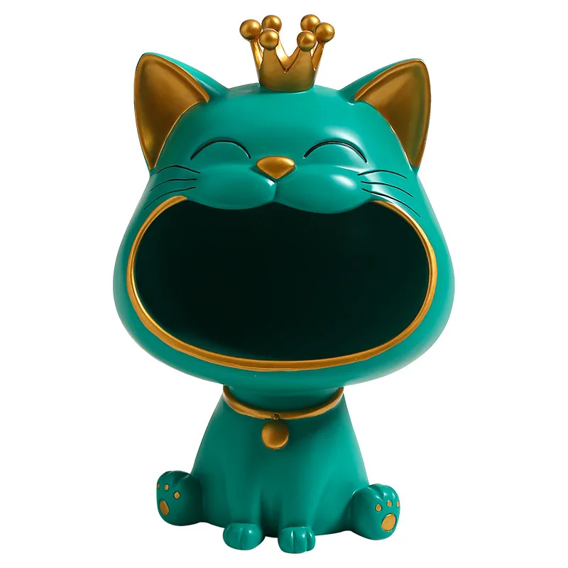 Home Decor 3D Cat Statue Sculpture Table Decoration Miniature Figurine Sundries Storage Box Modern Living Room Desk Decorations
Home Decor 3D Cat Statue Sculpture Table Decoration Miniature Figurine Sundries Storage Box Modern Living Room Desk Decorations