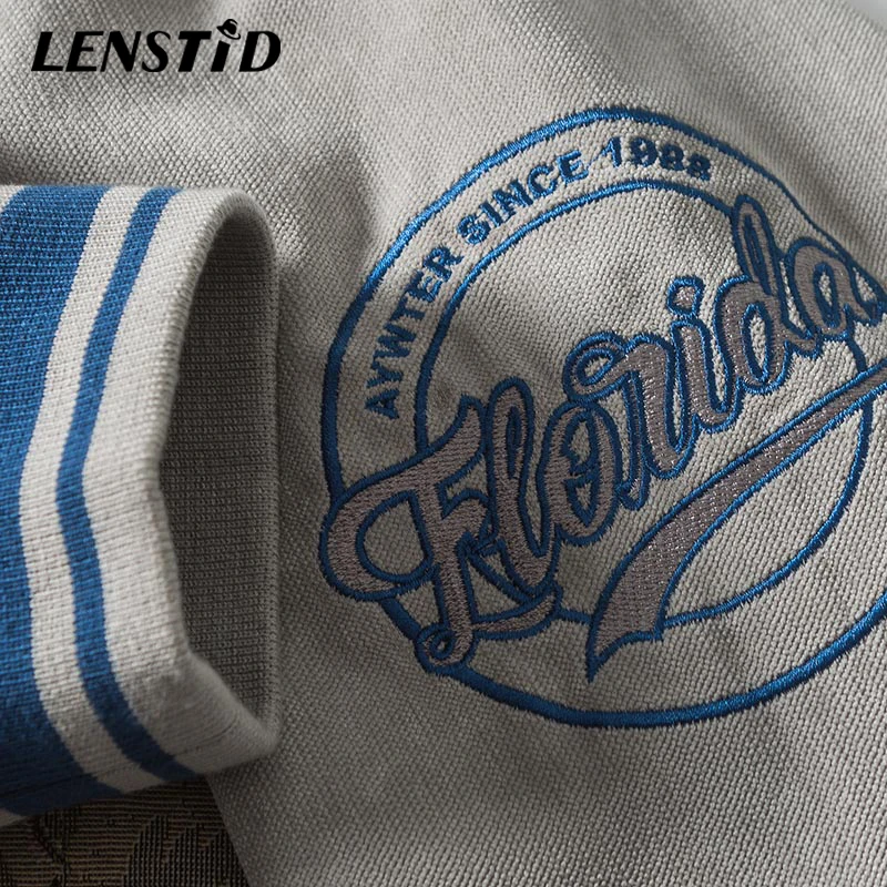 LENSTID Autumn Men Streetwear Bomber Jackets Hip Hop Embroidery Letter Bear Patchwork 2021 Harajuku Cotton Baseball Jacket Coats 
LENSTID Autumn Men Streetwear Bomber Jackets Hip Hop Embroidery Letter Bear Patchwork 2021 Harajuku Cotton Baseball Jacket Coats