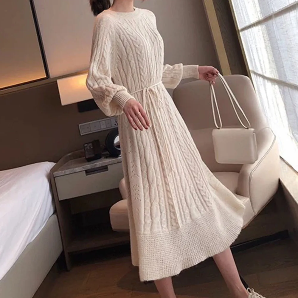 Two-piece Suit Autumn Winter Dress Designer French Retro Yamamoto Girls Korean Style Women Knitted Sweater Dress Warm Vestido
Two-piece Suit Autumn Winter Dress Designer French Retro Yamamoto Girls Korean Style Women Knitted Sweater Dress Warm Vestido
