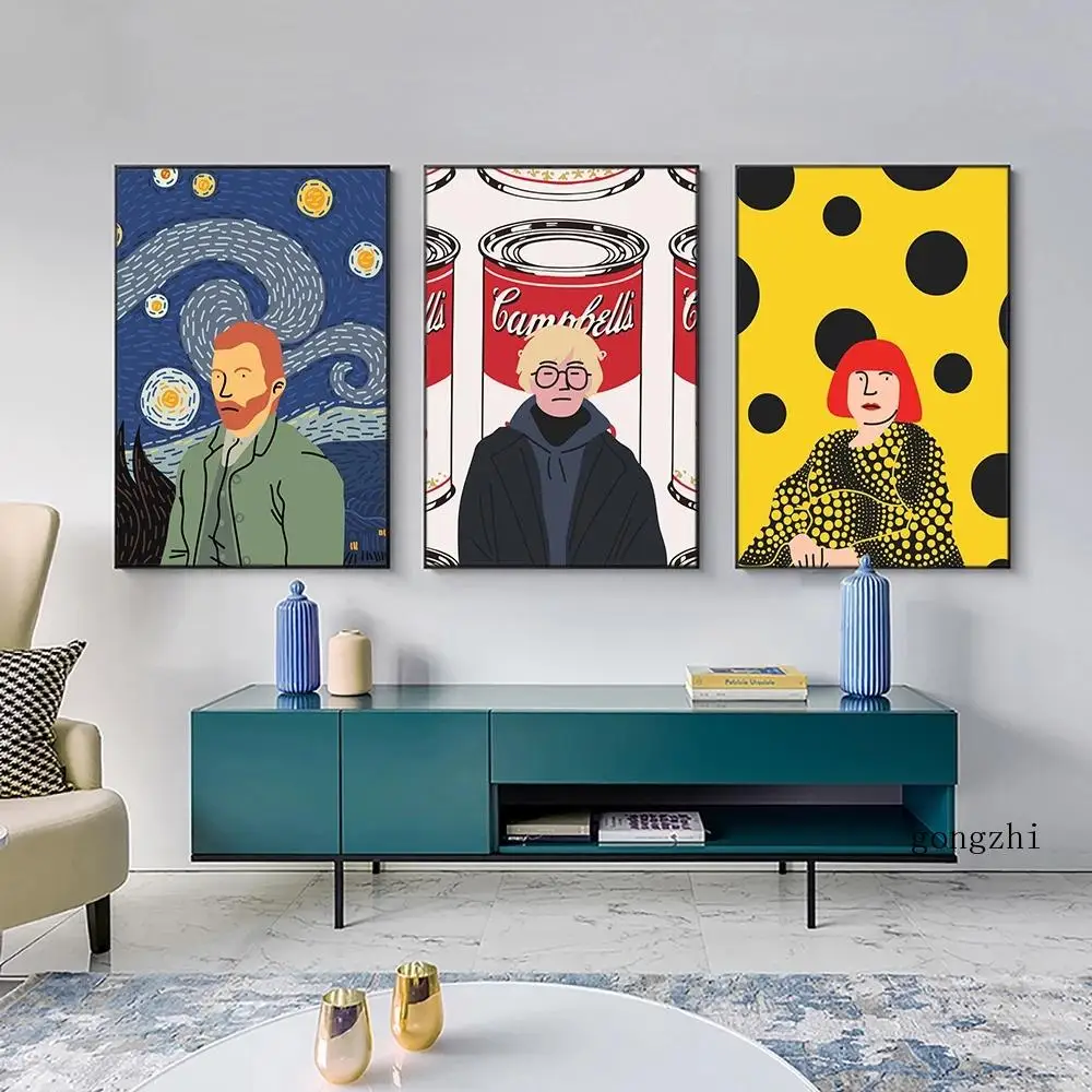 Vincent Van Gogh Abstract Figure Canvas Painting Nordic Cartoon Posters and Prints Wall Art Pictures for Living Room Home Decor
Vincent Van Gogh Abstract Figure Canvas Painting Nordic Cartoon Posters and Prints Wall Art Pictures for Living Room Home Decor