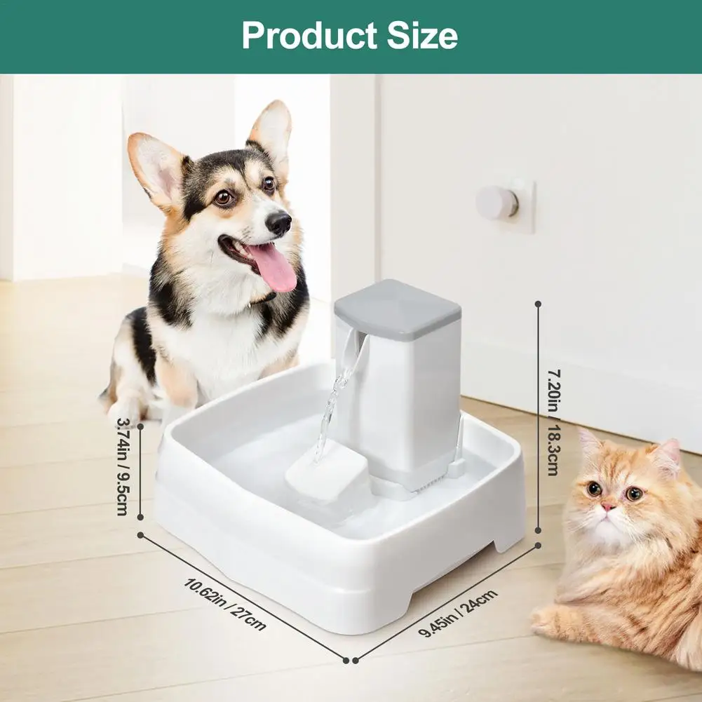 3.1L Pet Drink Fountain Large Capacity Waterfall Water Dispenser Smart Pet Supplies Pet Feeder Filters Water Pump Puppy Drinker
3.1L Pet Drink Fountain Large Capacity Waterfall Water Dispenser Smart Pet Supplies Pet Feeder Filters Water Pump Puppy Drinker