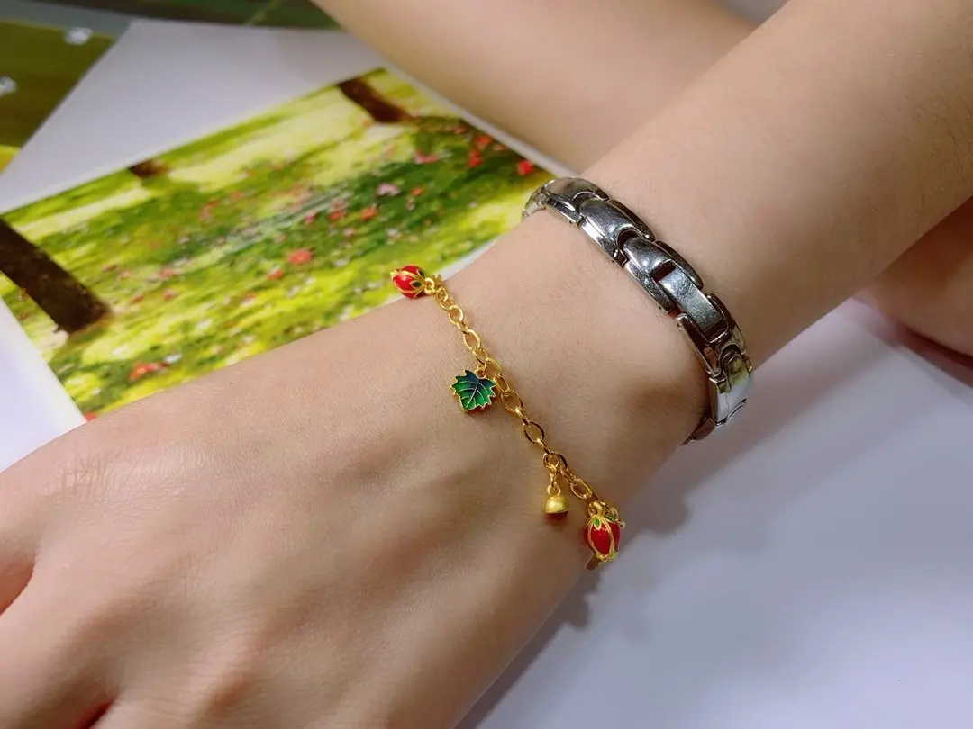 HX 24K Pure Gold Bracelet Real 999 Solid Gold Bangle Upscale Beautiful Romantic Trendy Classic Jewelry Hot Sell New 2020
HX 24K Pure Gold Bracelet Real 999 Solid Gold Bangle Upscale Beautiful Romantic Trendy Classic Jewelry Hot Sell New 2020