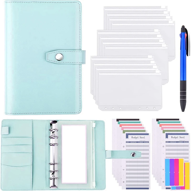 Budget Binder,A6 Cash Storage Bag,Hard Shell PU Leather,Cheap Budget Preparation Organize Invoices and Save Money
Budget Binder,A6 Cash Storage Bag,Hard Shell PU Leather,Cheap Budget Preparation Organize Invoices and Save Money