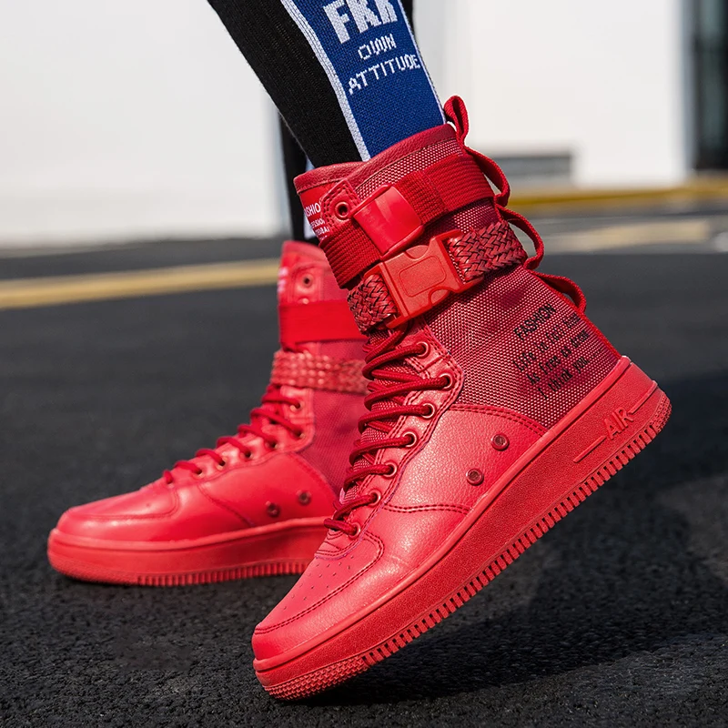 FEBMOFL Men High Top Fashion Leather Sneakers Trend Hot Sale Comfortable Man Casual Shoe Outdoor Non-slip Breathable Women Shoes
FEBMOFL Men High Top Fashion Leather Sneakers Trend Hot Sale Comfortable Man Casual Shoe Outdoor Non-slip Breathable Women Shoes