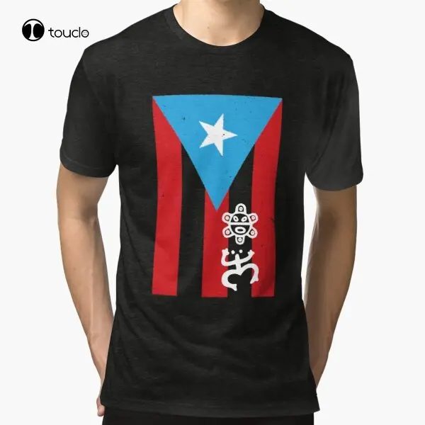 Новая футболка с флагом Пуэрто-Рико Boricua, трехслойная футболка, хлопковая Футболка S-5XL унисекс 
Новая футболка с флагом Пуэрто-Рико Boricua, трехслойная футболка, хлопковая Футболка S-5XL унисекс