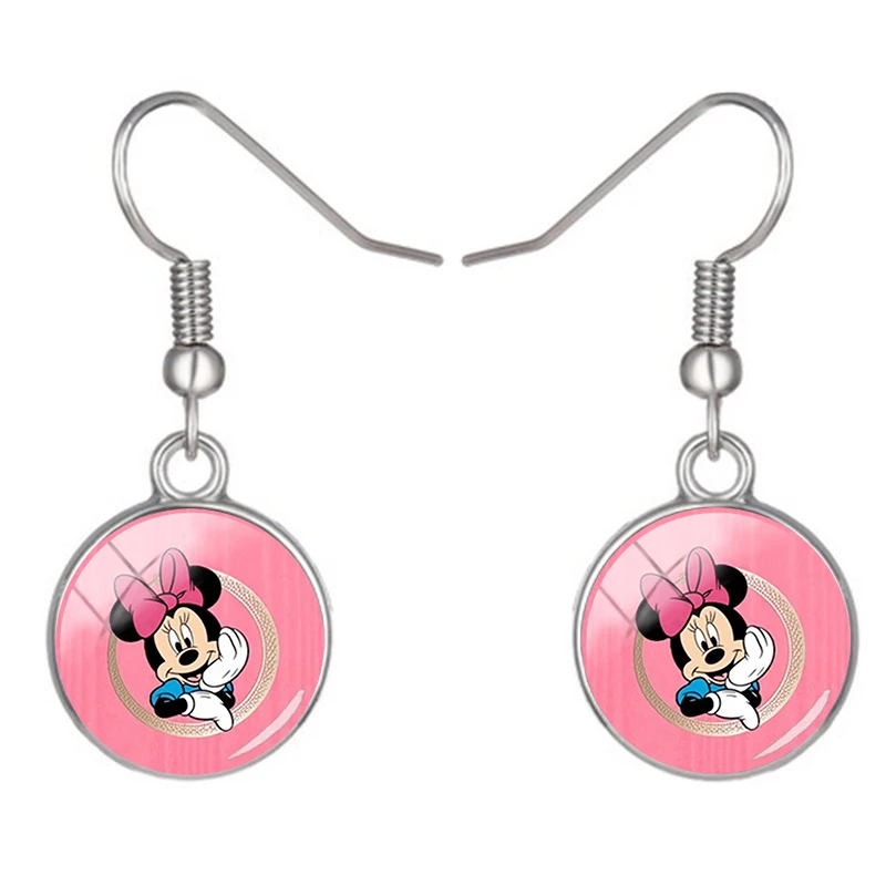 Disney Mickey Minnie Earrings Fish Hook Earrings Handmade Glass Cabochon Earrings Jewelry Ladies
Disney Mickey Minnie Earrings Fish Hook Earrings Handmade Glass Cabochon Earrings Jewelry Ladies