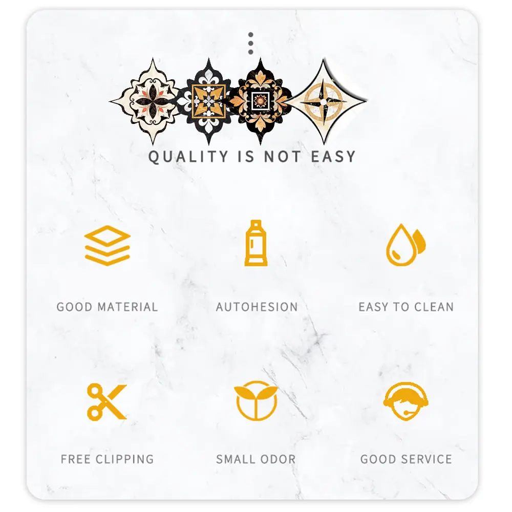 36pcs 11cm Tile Diagonal Decorative Self-adhesive Sticker Floor Waterproof Sticker living room Tile Decoration Wall Decals 
36pcs 11cm Tile Diagonal Decorative Self-adhesive Sticker Floor Waterproof Sticker living room Tile Decoration Wall Decals